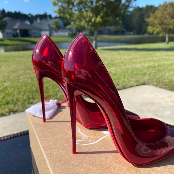 New Christian Louboutin So Kate Psychic Red Heels - Picture 6 of 10